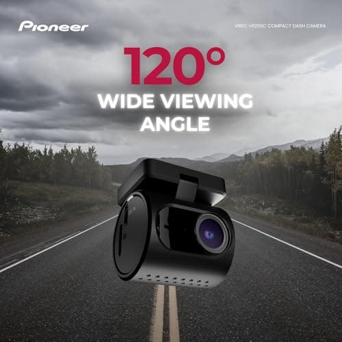 Pioneer VREC-H120SC Front Camera: Single Front Camera with 1.5K Resolution, 120° Wide Angle, Wi-Fi Function, G-Sensor and Pioneer AI.Sense App - Image 6