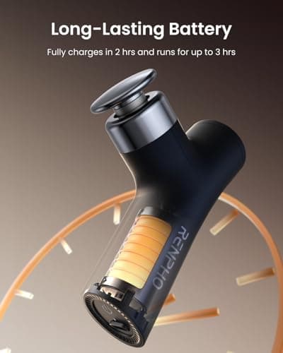 RENPHO Micro One Super Mini Massage Gun with 4 Speed, Valentine's Day Gift for Him, Small Massage Gun for Deep Tissue Muscle Relief, Massage Gun - Image 7