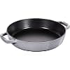 STAUB Cast Iron Frying Pan with Double Handle, Round, Ø 26 cm, Graphite Grey - Image 2