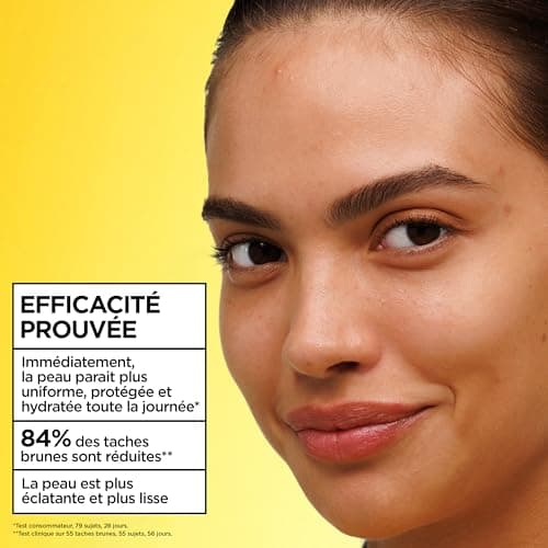 GARNIER - SkinActive Vitamine C - Fluide Perfecteur Teinté Wonder Tint SPF50+ - Soin Teinté Visage Protecteur - Unifie, Hydrate & Réduit les Taches Brunes - Tous Types de Peaux - Teinte Medium - 40 ml - Image 5