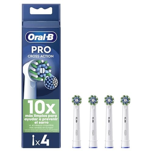 Oral-B Pro Cross Action Brossettes pour Brosse à dents électriques, Pack De 4 Unités - Image 3