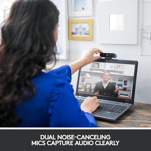 Logitech Brio Stream Webcam - Ultra 4K HD Video Calling, Automatic Light Correction, Streaming, Black - Image 6