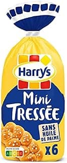 Délice du Matin - Harry's Mini Braided Brioche - Nature, Sweet and Irresistible - Pack of 4 - 6-210 g