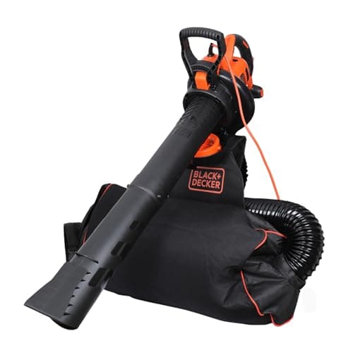 BLACK+DECKER 3000W Leaf Blower, Vacuum and Grinder 3-in-1 with 72L Collection Backpack, BEBLV300-QS - Image 2