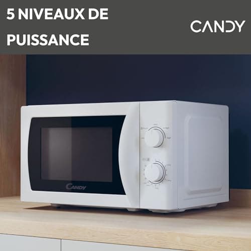 Candy Idea CMW20SMW Microwave Oven 700 W 20 L, Defrost Function, Turntable, White - Image 7