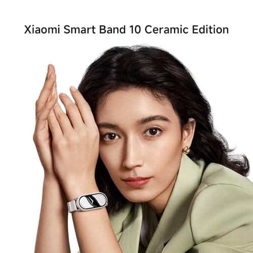 Xiaomi Smart Band 10, Montre Connectée, Boîtier alu, Suivi d'Activité, Écran AMOLED 1.72'', Autonomie 21 Jours, Charge Rapide, Suivi santé & Sommeil,150+ Sports, iOS & Android, 5 ATM, Boussole - Image 8