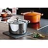 Le Creuset 96604828000000 Signature Stainless Steel Casserole with Lid, 24 cm - Image 7
