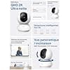 Tapo C210 2K 3MP Indoor WiFi Camera, 360° Rotation, Person Detection & Baby Crying, Night Vision, Two-Way Audio, CloudµSD Storage 512GB, Alexa and Google Assistant - Image 3