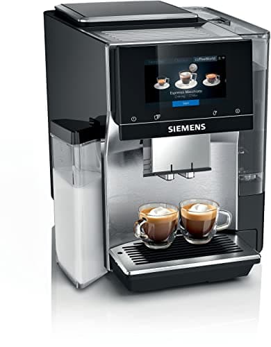 Siemens Electroménager machine à café automatique connectée EQ. 700, Display iSelect, coffeeWorld, bac à lait intégré, Home Connect, noir/inox, TQ707R03 intégral - Image 2