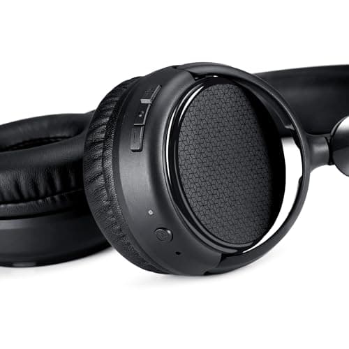 Amazon Basics Casque supra-auriculaire Bluetooth sans fil - 35 heures d’autonomie - Noir - Image 5