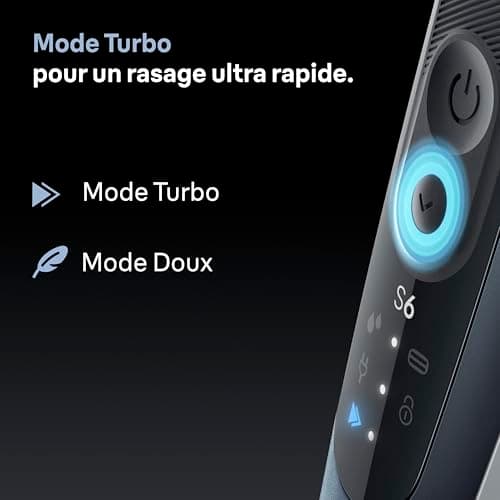 Braun Rasoir Electrique Homme Series 6 62-G1200SI Gris, Etanche, Lames Flexibles Pour Raser Doucement La Barbe et Le Visage, 2 Modes De Rasage, Tondeuse De Précision, Coffret Avec Brosse De Nettoyage - Image 5
