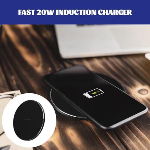 Induction Charger, 20W Induction Charger for Samsung, Wireless Charger Induction Charger for iPhone, Wireless Charger for iPhone 16/15/14/13/12, for Samsung Galaxy S24/S23/S22/S21/S20/S10 - Image 6