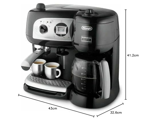 De'Longhi 2-in-1 Pump Coffee Maker, Espresso Machine BCO264.1, Black - Image 5