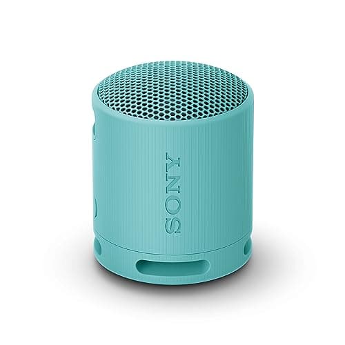 Sony SRS-XB100 - Enceinte sans Fil Bluetooth, Portable, légère, compacte, Durable, IP67, étanche à l'eau et à la poussière, Batterie 16H, dragonne Polyvalente, appels Mains Libres, Bleu Mers du Sud - Image 3