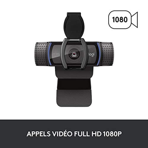 Logitech C920s HD Pro Webcam Streaming, Full HD 1080p/30fps, Video Calls, Clear Audio, Auto Light Correction, Protection Shutter, Skype, Zoom, Camera PC/Mac/Laptop/Tablet/XBox - Image 4