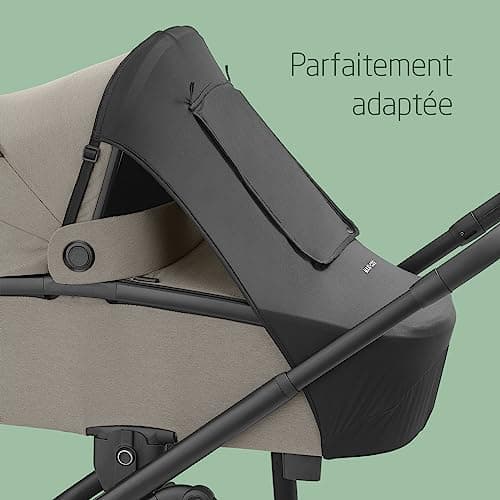 Maxi-Cosi Sun Shade, Compatible Carrycots, Pushchairs, Maxi-Cosi Car Seats, UPF 50+ Protection, Hide and Seek Window, Baby Sun Protection, Multiple Modes of Use, Black - Image 5
