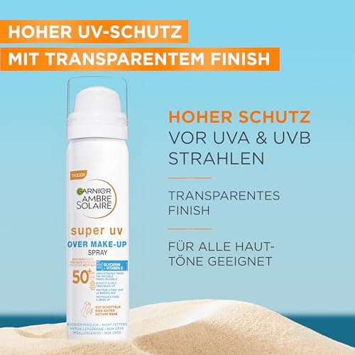 Garnier Ambre Solaire Super UV Over Maquillage Spray SPF 50+ - Image 3