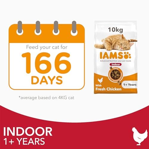 IAMS Advanced Nutrition - Premium Dry Food for Indoor Cats - 100% Complete and Balanced - Tuna - Non-GMO - Artificial Flavour Colouring - Resealable Bag 10 kg - Image 6