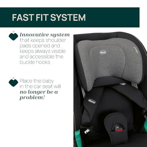 Chicco Seat&Go I-Size Car Seat with Isofix System for Children from 76 to 150 cm, Suitable for Ages 15 Months and Above, Extra Padding and Reducer Included - Image 6