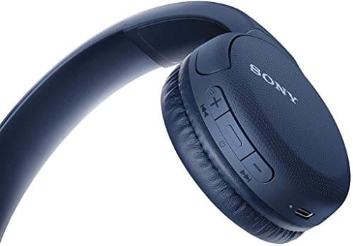 Sony WH-CH510 Wireless Bluetooth Headphones (Powerful Sound, Built-in Voice Assistant, Fast Charging, Up to 35 Hours Playtime, Wireless) Blue, Standard - Image 5