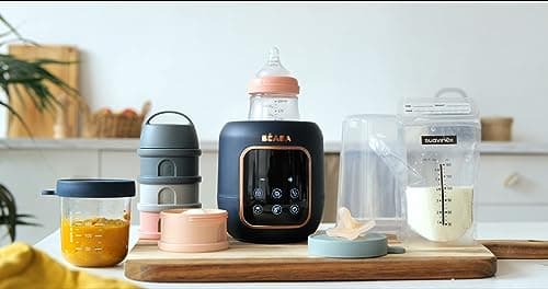 BÉABA, Baby Bottle Warmer/Sterilizer, Breast Milk Heater, Multi-Functions: 5 Modes, Baby Bath, Small Pot Warmer, Defrosting, Quick Mode, Sterilisation Mode, Multi Milk, Night Blue - Image 6