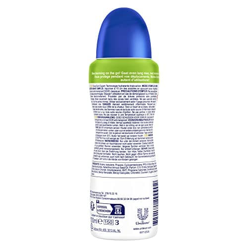 Dove Deodorant Spray Compressé Anti-Transpirant Advanced Care Ori - Le flacon de 100ml - Image 4