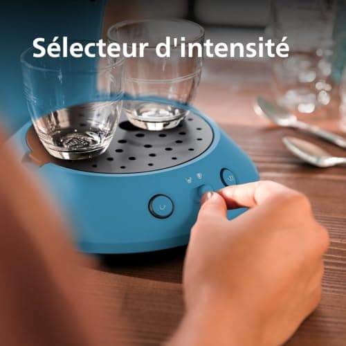 Senseo Original Plus Coffee Pod Machine, Coffee Boost Technology, 2 Cups at a Time, Recycled Plastic, Peacock Blue (CSA210/00) - Image 6