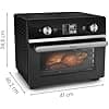Moulinex Easy Fry air fryer, multicooker and oven, 20 L, 10 programs, oil-free fryer, 3 cooking levels, compact, extra crisp, black, AL605820 - Image 6