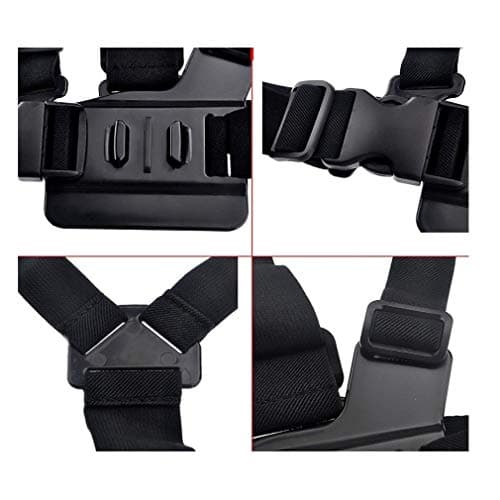 Chesty Mount Adjustable Chest Mount Harness Compatible with GoPro Hero and Action Cameras Sports - Full Chest Strap - Image 6