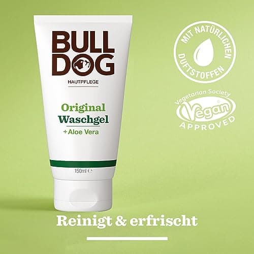 BULLDOG Soin de la peau pour hommes | Gel lavant original | Nettoyant visage hydratant et apaisant | 150 ml - Image 5