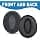 Adhiper HD 450BT Replacement Earpads for Sennheiser HD4.50BT, HD 4.50BTNC, HD4.50SE, HD4.40BT, HD4.30G, HD4.20S, HD458BT, HD400S, HD350BT Headphones - Soft Protein Leather & Memory Foam (Black) - Image 6