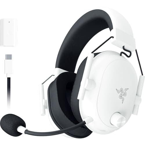 Razer Blackshark V2 Hyperspeed for PC - Ultralight E-Sports Wireless Gaming Headset 280g (Super Wide Band Microphone, 50mm Triforce Speaker, Sound Insulation Foam) White - Image 3