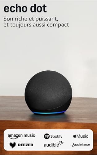 Echo Dot (Newest gen) | Big vibrant sound Wi-Fi and Bluetooth smart speaker with Alexa | Charcoal - Image 3