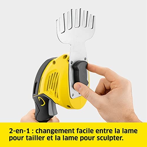 Kärcher 18 V Cordless Plant Sculptor GSH 18-20, 2 in 1: 12 cm Blade for Sculpting & 20 cm Pruning Blade, Power: max. 450-650 m, Requires Kärcher 18 V Battery, Not Included - Image 3