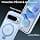 DUEDUE Magnetic Case for Google Pixel 9/9Pro 6.3 Inch 5G with Invisible Stand, Compabtible with Magsafe,Protective Case Slim Matte Translucent Anti-Scratch Cover for Google 9/9 Pro, Light Blue - Image 7