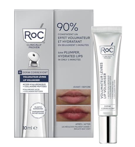 RoC Derm Correxion Lip Volumizer | Volumateur Lèvres, Baume Repulpant à l'Acide Hyaluronique & aux Peptides de Collagène | 10 ml - Image 3