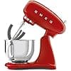 Smeg, SMF03RDEU Pastry Processor, 10 Speed Levels, Step-On Function, Bowl 4.8 L, Safety Motor Lock, 3 Beaters, Hook and Lid Supplied, 800 W, Red - Image 7