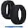 Replacement Ear Pads for Sony PlayStation 5 3D Pulse Wireless PS5 Headphones by MMOBIEL - Mesh Fabric Cushion Headphone - Replacement Ear Pads - Black - Image 2