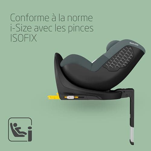Maxi-Cosi Mica 360 S, i-Size Baby Car Seat, 3 Months to 4 Years (61-105 cm), Isofix 360 Swivel Car Seat, FlexiSpin Rotation, 5 Tilts, G-CELL Protection, Easy-in Harness, Tonal Graphite - Image 7