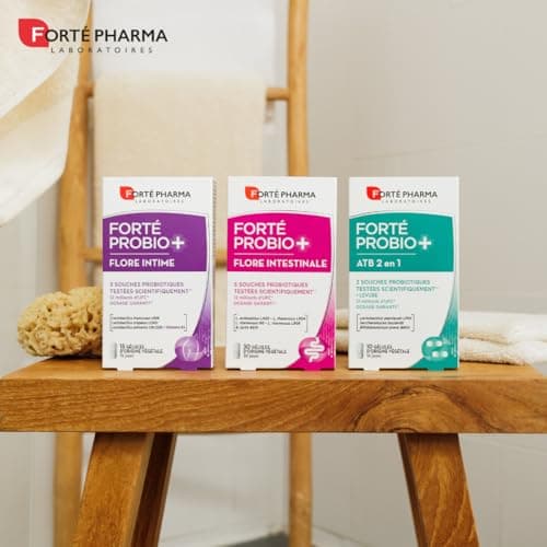 Forté Pharma - Forté Probio+ Intestinal Flora - Food supplement - Probiotic strains, intestinal comfort - Lactobacillus rhamnosus - Gastro-resistant capsules - 30 capsules, 1/day - Image 8