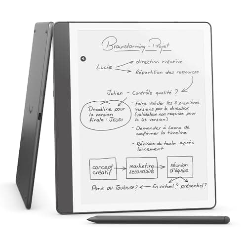 New Amazon Kindle Scribe (64 GB) – Redesigned display with uniform borders. Now write directly on books and documents. Includes Premium Pen – Tungsten Grey - Image 4