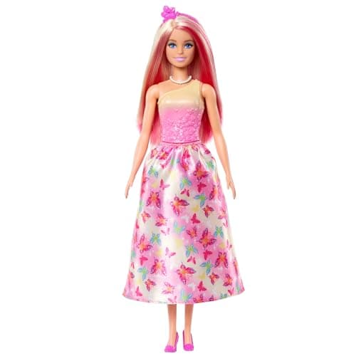 Barbie Poupées Sirènes avec cheveux fantaisie et serre-tête, jouets sirènes avec bustiers inspirés de coquillages et nageoires colorées, HRR08 - Image 6