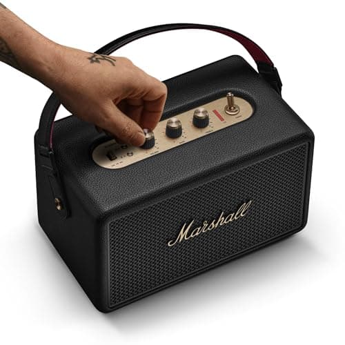 Marshall Kilburn III Bluetooth Enceinte Portable avec Plus de 50 h d’autonomie - Noir et Laiton - Image 9