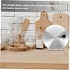 PRETYZOOM Oyakodon 2 Pieces Universal Instant Pot Lid Pot Lid Cooking Pot Lid Pasta Kitchen Pot Lid Plate Pan - Image 6