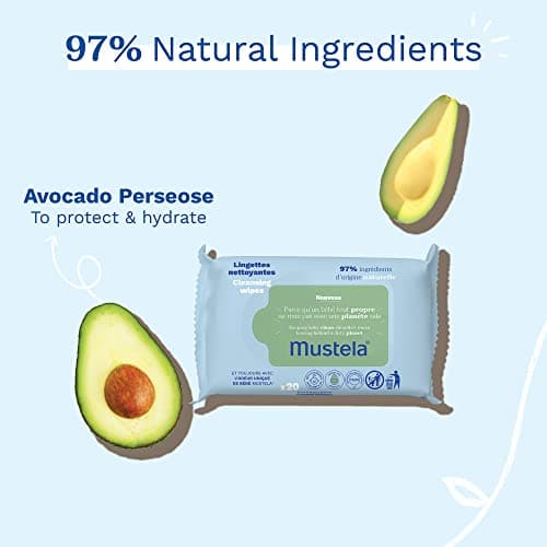 Mustela Cleaning Wipes x60 - Image 4