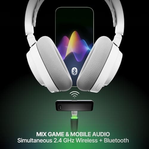SteelSeries Casque sans fil Arctis Nova 7X multi-plateforme Gen2-Contrôle des applications en temps réel - 50H+ -Haut-parleurs magnétiques en néodyme -Mixable 2,4GHz/Bluetooth-Xbox,PC,Switch1/2,Mobile - Image 5