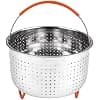Panier vapeur en acier inoxydable 2-4 L, accessoires for autocuiseur Instant Pot, avec poignée recouverte de silicone for l'évacuation la(4L) - Image 2