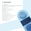 Wessper Aquaclean Filter Cartridge Compatible with Philips and Saeco Coffee Maker, Water Filter with Activated Carbon – 2 Pieces, Blue - Image 5