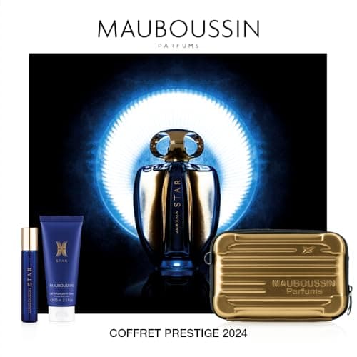 Mauboussin - Coffret Prestige Star : Eau de Parfum 90ml, Lait Corps 75ml, Travel Spray 20ml & Sac Bandoulière - Image 7