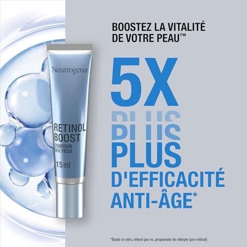 Neutrogena – Retinol Boost Eye Contour Anti-Aging Care (15 ml tube) – Facial treatment to combat signs of aging, fine lines and crow's feet - Image 4